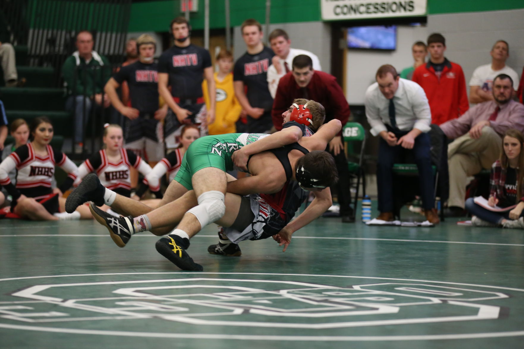 Osage, Forest City, Clarion and New Hampton wrestling, Dec. 22, 2017